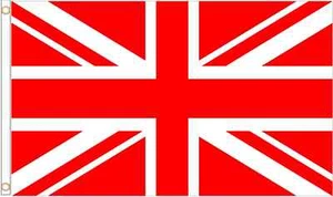 Union Jack Red Polyester 5'x3' Flag - Picture 1 of 4