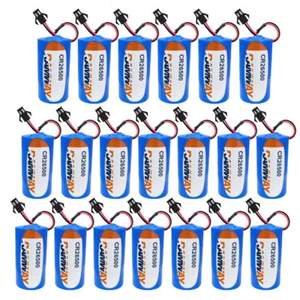 20pcs CR26500 PLC CNC Machine Tool 3V Li-ion Battery 5400mAh with SM Connector - Picture 1 of 4