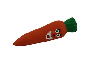 Dog Toy Orange Carrot With Squeaker 20cm Long Great for Dogs and Puppies - Picture 1 of 1