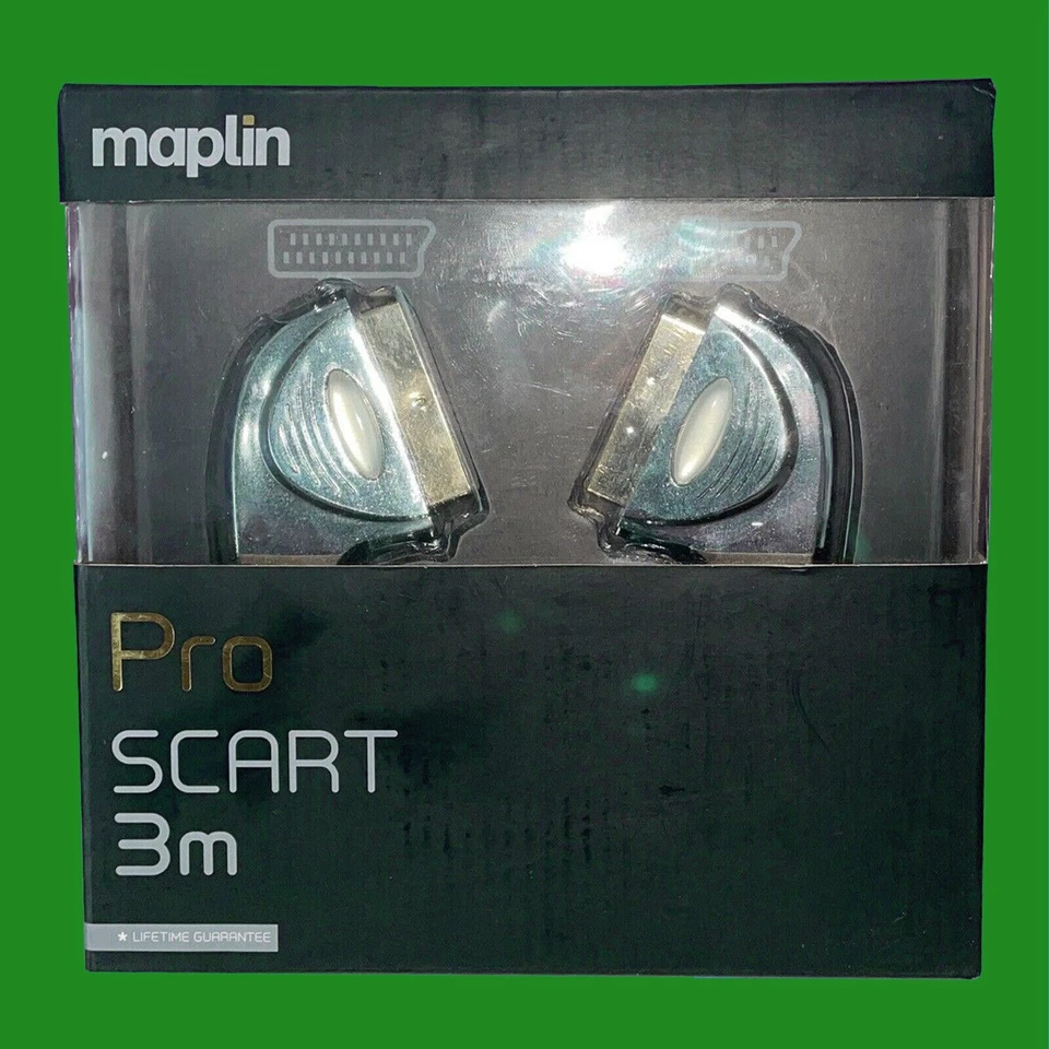 Maplin 3m Pro Hochwertiges Scart-Kabel - Bild 1 von 1
