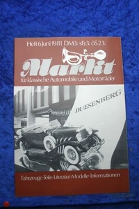 Oldtimer Markt 6/81 MG TC Alt Ford Freunde ungelesenes Heft !! - Bild 1 von 1