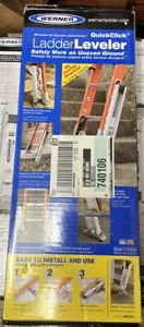 Werner PK70-1 QuickClick LevelLok Ladder Stabilizer Leveler Kit With Base Units - Picture 1 of 7