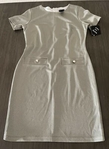 Kate & Lily Women's Checkered Dress Sz 6 Green RN # 74299 NWT - Picture 1 of 12