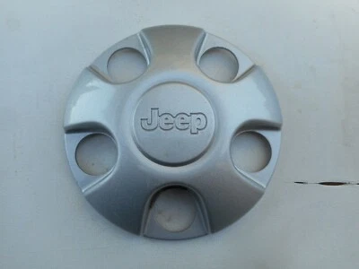 1993-2007 JEEP LIBERTY WRANGLER CHEROKEE WHEEL CENTER CAP OEM SILVER 5GL69TRMAA Foto 1 de 4