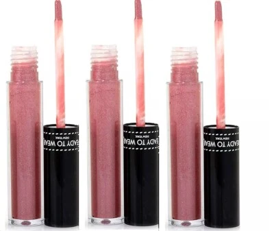 Brillo de labios listo para usar adicción a labios - rosa quemada - X 3 - nuevo/sellado/sin caja Foto 1 de 2