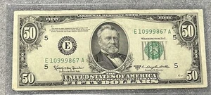 1950 Richmond $50 Bill 50BL16 - Picture 1 of 6