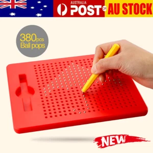 Magnetic Tablet Magnatab Drawing Board Bead Stylus Pen Educational Toy kids baby - Picture 1 of 13