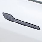 For Tesla Model Y Model 3 Carbon Fiber Door Handle Cover Trims Accessories