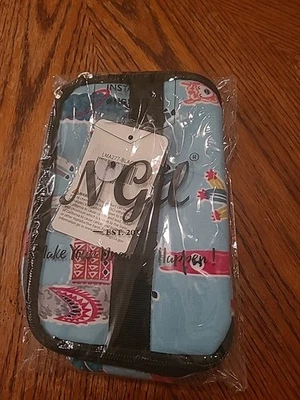 Bolso de Cosméticos Pequeño Ngil Llama con Cierre de Cremallera 8" L X 5" W Foto 1 de 2