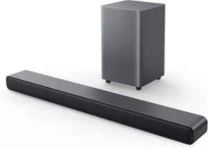 TCL 2.1 Ch S-Class Soundbar w/ Wireless Subwoofer Dolby Atmos Black S55H - Picture 1 of 7