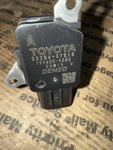 TOYOTA COROLLA DENSO 2ZR MASS AIR FLOW METER SENSOR 22204-37010 197400-5080 - Picture 1 of 7