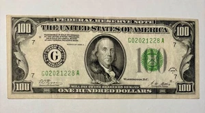 1928A $100 One Hundred Dollar Federal Reserve Note Chicago • Vintage US Currency - Picture 1 of 7