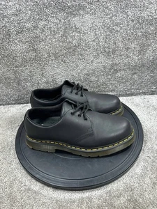 Dr Martens Oxford Shoe Men 11 Us 1461 Slip Resistant Soft Toe Work Black Leather - Picture 1 of 9