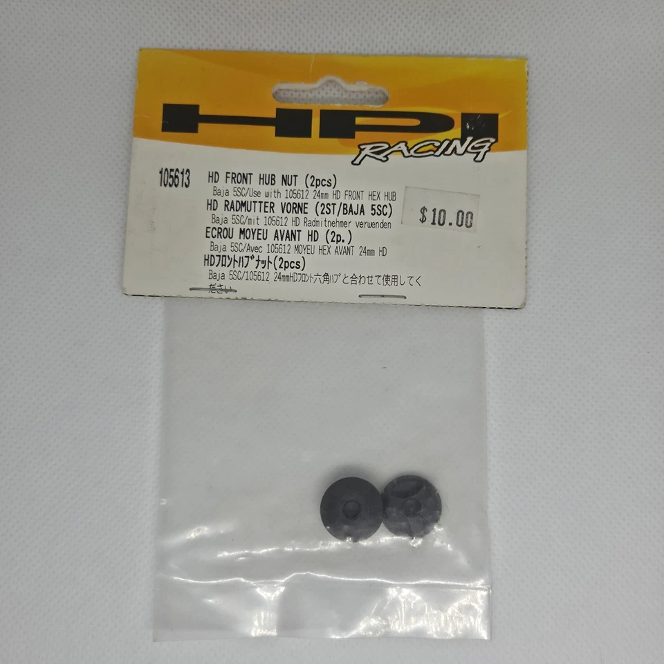 HPI Racing ~ 105613 ~ Tuerca de buje delantero HD (2 piezas) uso Baja 5SC con buje HD 105612 24 mm Foto 1 de 1