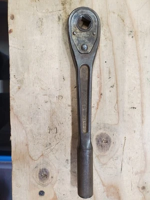 Vintage Craftsman USA 1/2 inch Drive Circle H Female Ratchet - 1940's? - Image 1 of 4