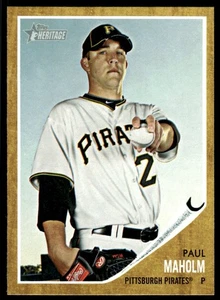 2011 Topps Heritage Paul Maholm Pittsburgh Pirates #295 - Picture 1 of 2