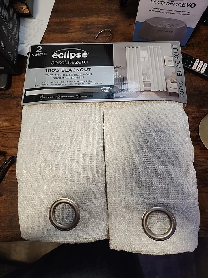 Eclipse Absolute Zero Blackout 100INX84INCH Curtain Panel - Image 1 of 4