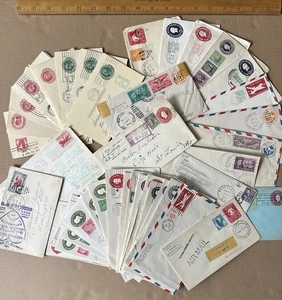 Großes US-Brieflot - 30er-50er Jahre Postgeschichte, Luftpost, WWII Ära gestempelt - Bild 1 von 4