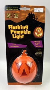 Pumpkin Masters Flashing Pumpkin Light Halloween Deco Batteries Not Included - Picture 1 of 6