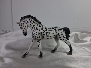 Schleich 2014 Black & White Spotted Knabstrupper Mare Horse Toy Figure - Picture 1 of 5