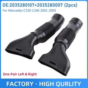 2x Air Cleaner Intake Duct Tube Hose LH & RH For Mercedes C320 C240 2001-2005  - Picture 1 of 10