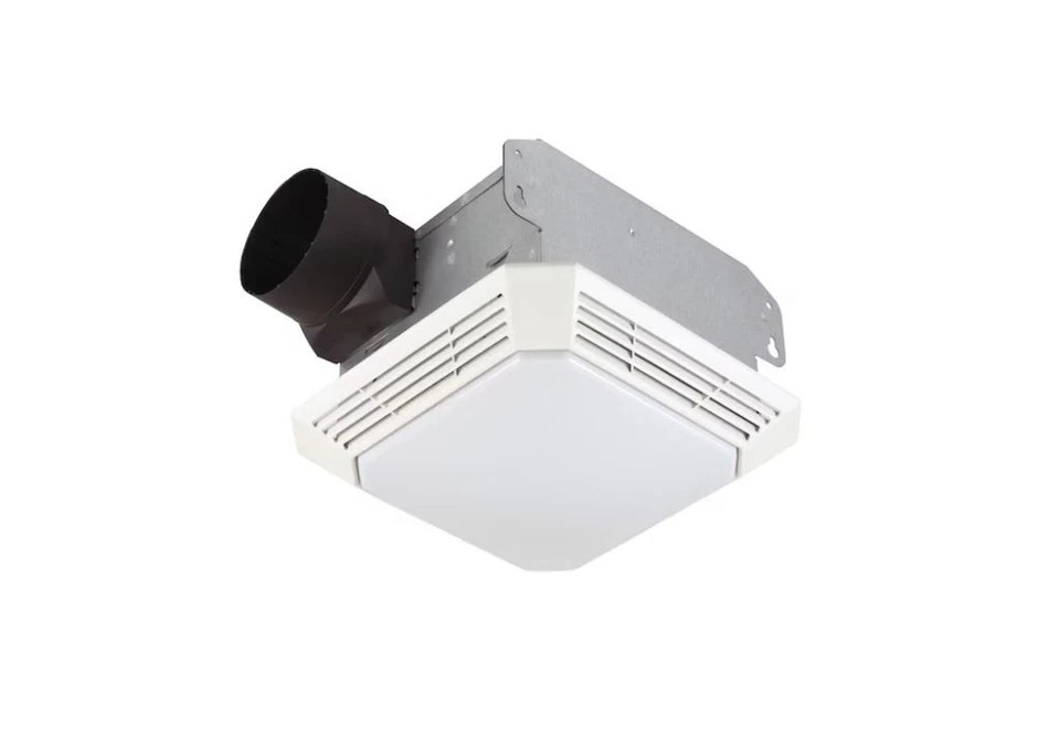 Broan 3.5-Sone 70-CFM White Lighted Bathroom Fan with Light 679L - Image 1 of 1