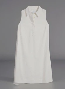 VINEYARD VINES 178 $ DAMEN HARBOR ÄRMELLOSES POPOVER-KLEID M Medium weiß NEU - Bild 1 von 10