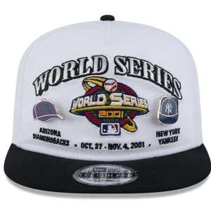 NEW ERA 9Fifty Diamondbacks vs Yankees 2001 World Series Championship Pin 2-Tone - Picture 1 of 4
