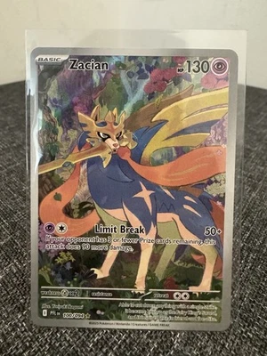 Zacian 100/094 Illustration Rare Pokémon Phantasmal Flames - Image 1 of 2