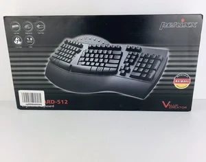 Perixx Periboard-512 Ergonomic Split Keyboard With Natural Ergonomic Design - Picture 1 of 6