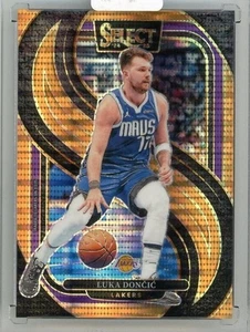 Luka Doncic 2024-25 PANINI Select #141 Neon Orange Pulsar Prizms 18/18 - Picture 1 of 2