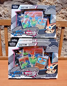 Pokémon TCG Scarlet & Violet Unova Victini Illustration Collection - 9x Boxes - Picture 1 of 6