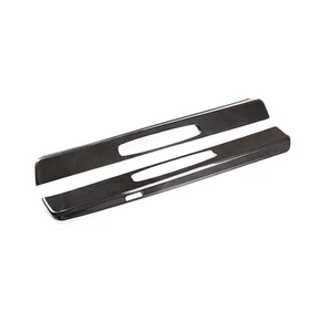 Dry Carbon Fiber Door Sill Panel Overlay for Porsche 911 991 12-18 / 718 17-19 - Picture 1 of 4