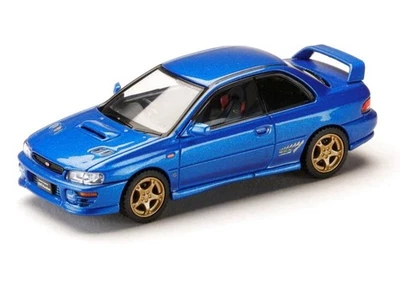 SUBARU Impreza WRX Type R - STI Version  - Sonic Blue - Hobby Japan 1:64 - Immagine 1 di 4