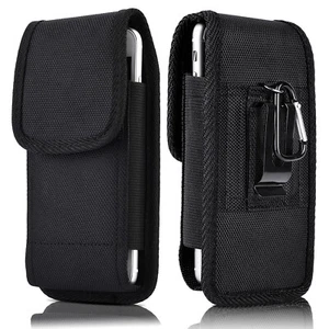 Vertical Cell Phone Belt Clip Holster Pouch Buckle Wallet Card Holder Case Cover - Picture 1 of 12