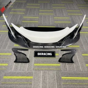 Fits McLaren MP4-12C 650S Upgradation 675LT Half Carbon Fiber Front Lip Bumper - Picture 1 of 17