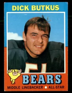 1971 Topps #25 Dick Butkus EX - Bild 1 von 2