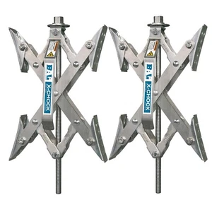 American Motorhome RV X-CHOCK TYRE LOCKING CHOCKS- 2 PACK - Picture 1 of 1