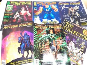 1990s Lot of 6 Action Figure News Toy Review Digest Unproduced STAR WARS + LOTR - Foto 1 di 9