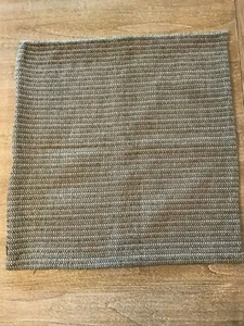CRATE and  BARREL Liano GREY 23” x 23" Textured Gray Pillow Covers - Picture 1 of 6