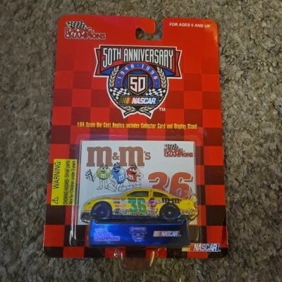 Coche Pontiac NASCAR 50 aniversario Ernie Irvan M&M #36 escala 1:64 diecast ¡NUEVO! Foto 1 de 4