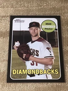 2018 Topps Heritage Brad Boxberger High Number Black Border SP #697 - Picture 1 of 2