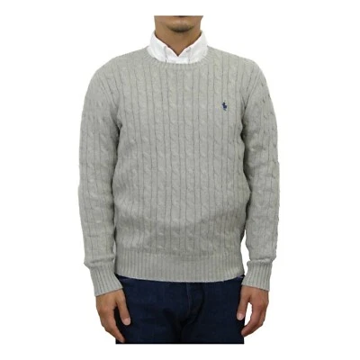 *MINOR DEFECT* Polo Ralph Lauren Boys Crewneck Cotton Cable Knit Sweater - 10/12 - Image 1 of 4