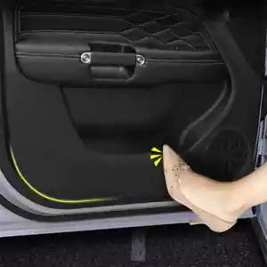 Pegatina protectora de cuero de fibra de carbono para puerta de automóvil para tanque GWM 300 - Imagen 1 de 7
