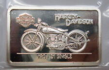 1926 21 SINGLE HARLEY-DAVIDSON MOTORCYCLE 1.4 ozt 999 SILVER ART BAR
