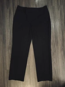 Talbots Petite Luxe Stretch Poly-Mischung schwarz Knöchel elegante Arbeitshose Größe: 4 gebraucht, in einwandfreiem Zustand - Bild 1 von 6