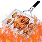 Folding Grill Basket Grill Mesh Nonstick for Barbecue Accessories BBQ Tools