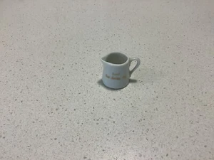 MINIATURE WHITE JUG WITH HANDLE-GERMANY - Bild 1 von 5