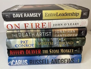 Lot of 6 Used Hard Cover Books VARIOUS Subjects & Authors, Light Wear/Markings - Bild 1 von 18