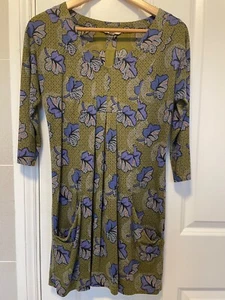 WHITE STUFF Tunic Dress Top Greens Blues 8 - Picture 1 of 4